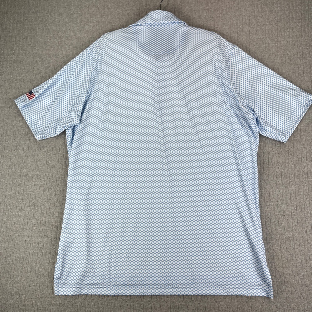 Fairway & Greene Golf Shorts 34 and Shirt L Blue Trump New York Tech Performance - Picture 13 of 16